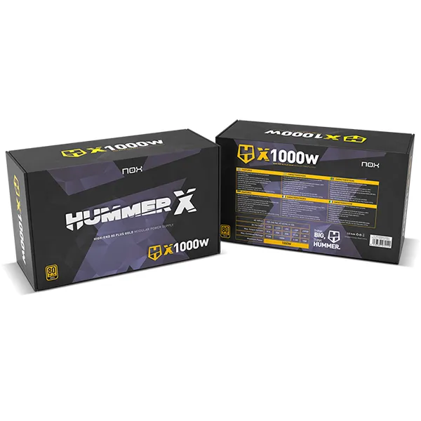 Alimentation HUMMER X 1000W Modular 80+Gold