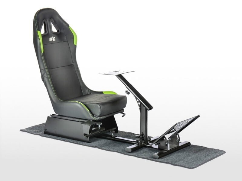Siège de jeu avec simulateur eGaming Seats Suzuka en cuir artificiel 