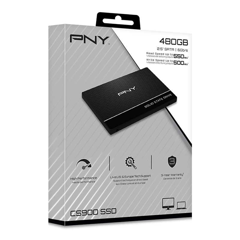 5 PNY SSD CS900 480GB MAROC