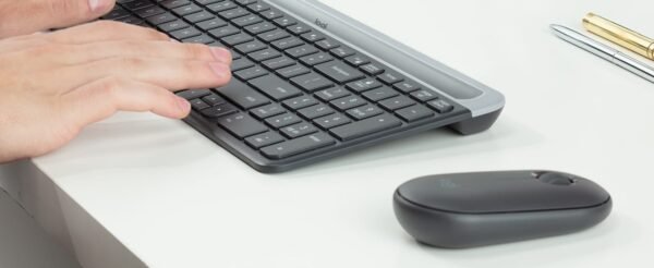 ENSEMBLE CLAVIER ET SOURIS SANS FIL ULTRA-FIN MK470 – Image 2