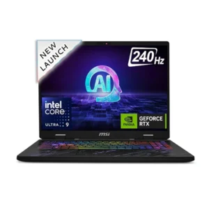 MSI Pulse 16 AI 16″ QHD+ 240 Hz Intel® Core™ Ultra 7 16 Go RAM 1Tb SSD Nvidia GeForce RTX 4070 Noir