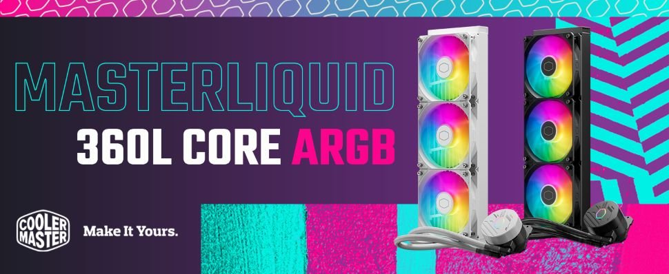 Cooler Master MasterLiquid 360 Core II ARGB (Black) 5 Cooler Master MasterLiquid 360 Core II ARGB