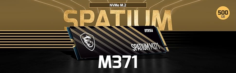MSI SPATIUM M371 NVMe M.2 500GB 2 MSI SPATIUM M371 NVMe M.2 500GB