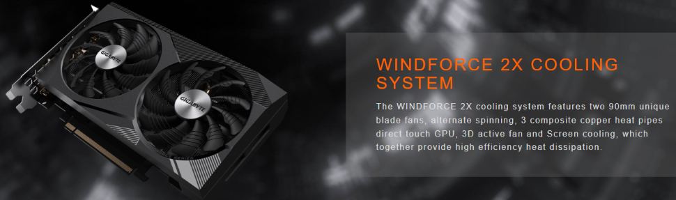 Gigabyte GeForce RTX 3060 WINDFORCE OC 12GB GDDR6 5 Gigabyte GeForce RTX 3060 WINDFORCE OC 12GB GDDR6