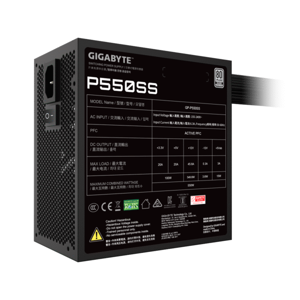 Gigabyte P550SS 550W Silver – Image 5