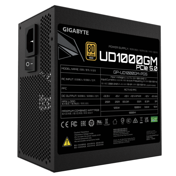 GIGABYTE UD1000GM PG5 1000W GOLD – Image 4