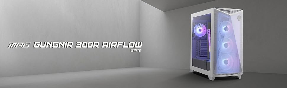 MSI MPG GUNGNIR 300R AIRFLOW WHITE