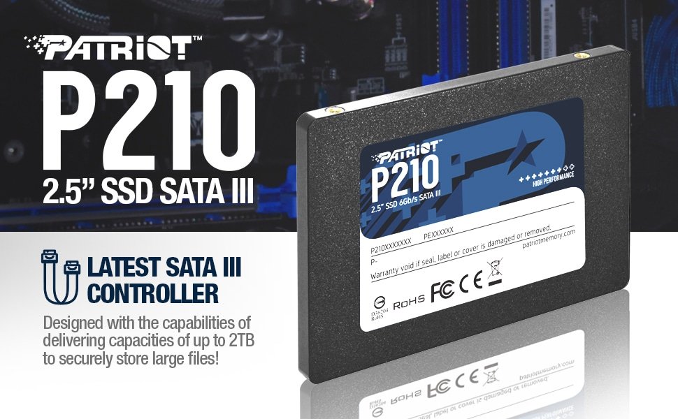 Patriot P210 256GB SSD SATA III 2.5"