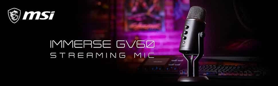 Microphone MSI Immerse GV60