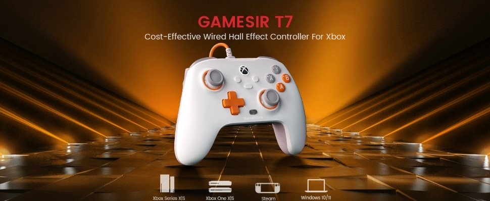 GameSir T7 Xbox/Pc Wired Controller – White