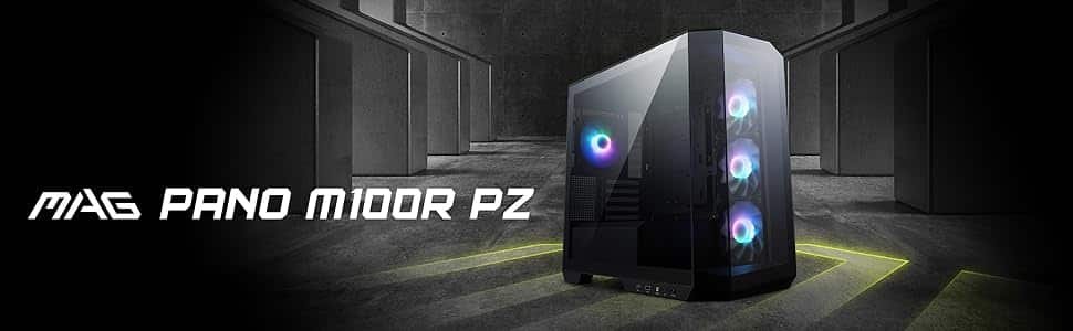 MSI MAG PANO M100R PZ Black (Micro-ATX)