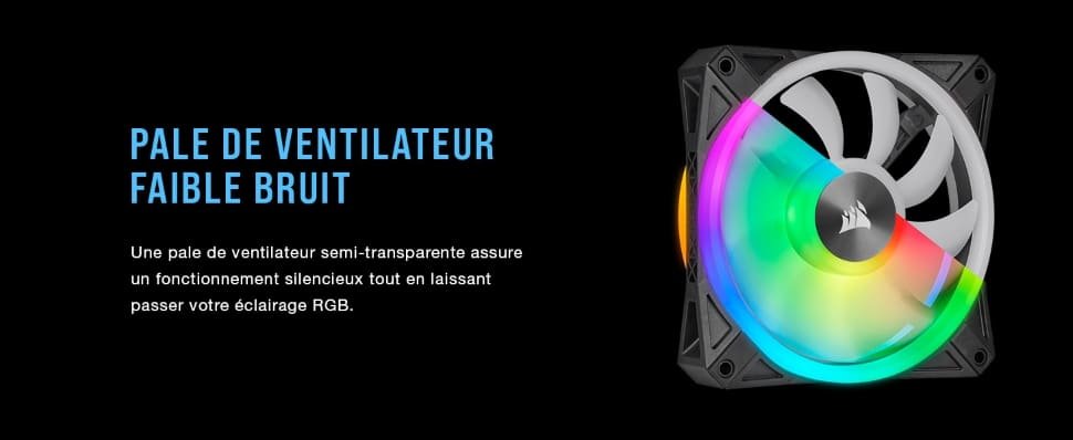 Corsair QL Series QL140 RGB (Par 2) Noir