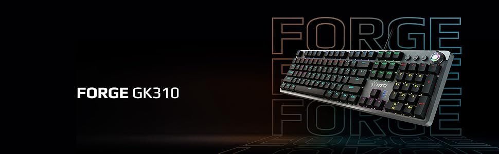 MSI Forge GK310 Red Switches