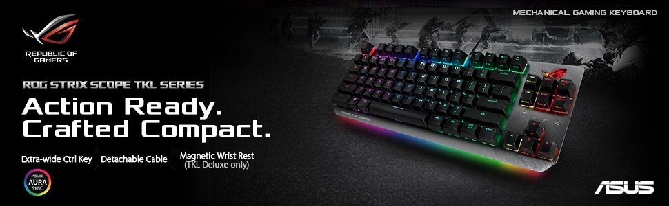 ASUS X802 ROG Strix Scope TKL (Noir)