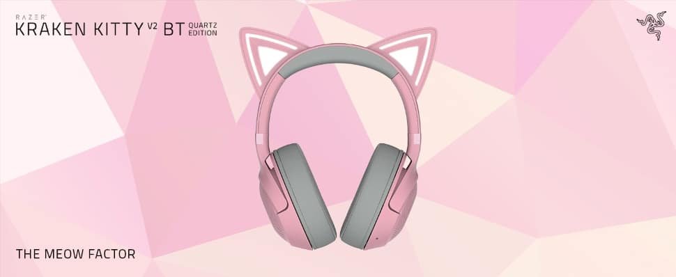 Razer Kraken Kitty V2 BT Quartz