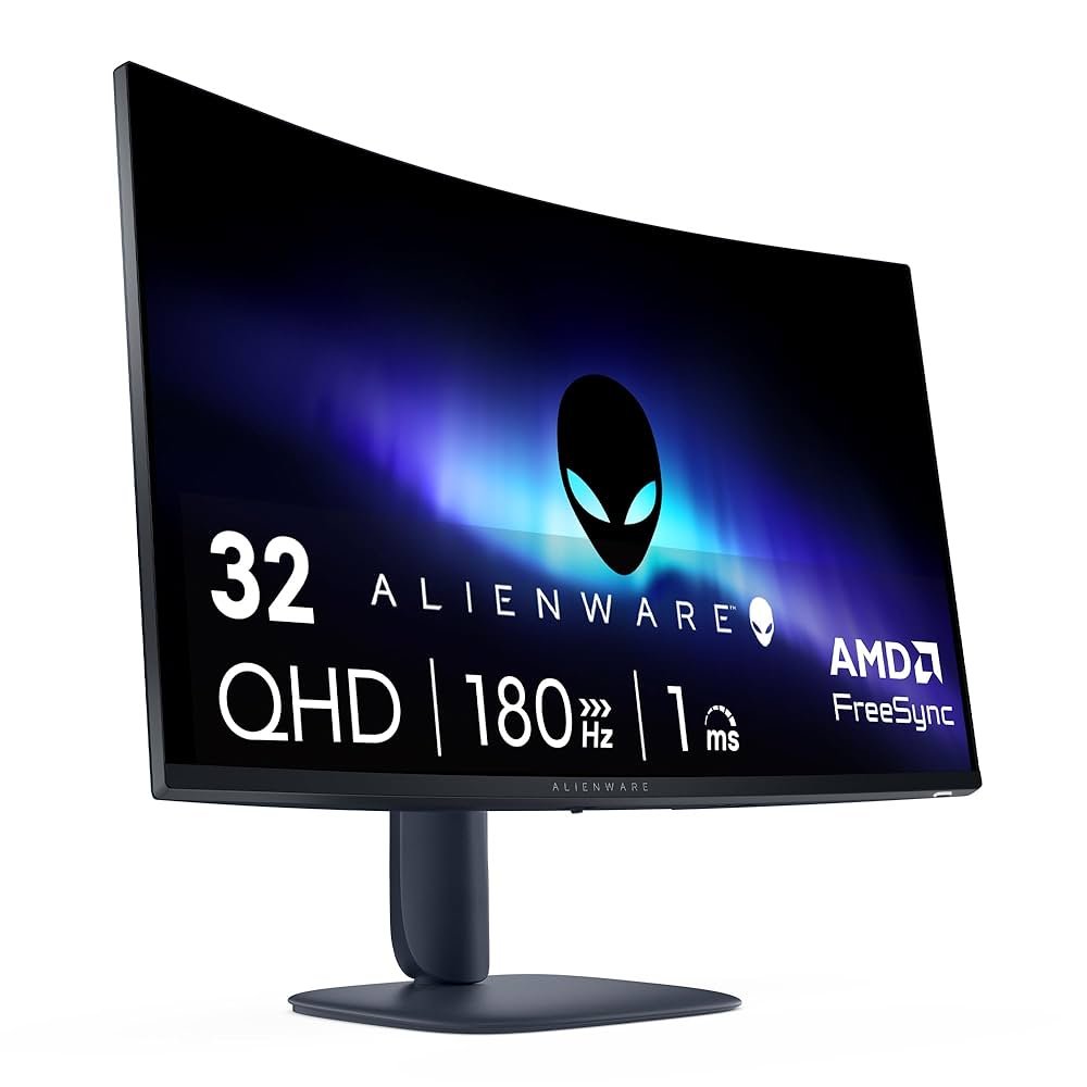 DELL Alienware 32 AW3225DM, QHD (2560x1440), 1500R Incurvé, 180Hz, VA, 1ms 1 DELL Alienware 32 AW3225DM, QHD (2560×1440), 1500R Incurvé, 180Hz, VA, 1ms
