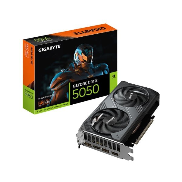Gigabyte GeForce RTX 5050 WINDFORCE OC 8G 1 Gigabyte GeForce RTX 5050 WINDFORCE OC 8G